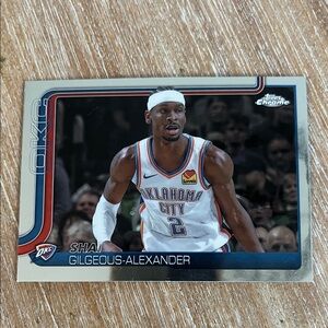 Oklahoma City Basketball Trading Card - White/Blue Jersey